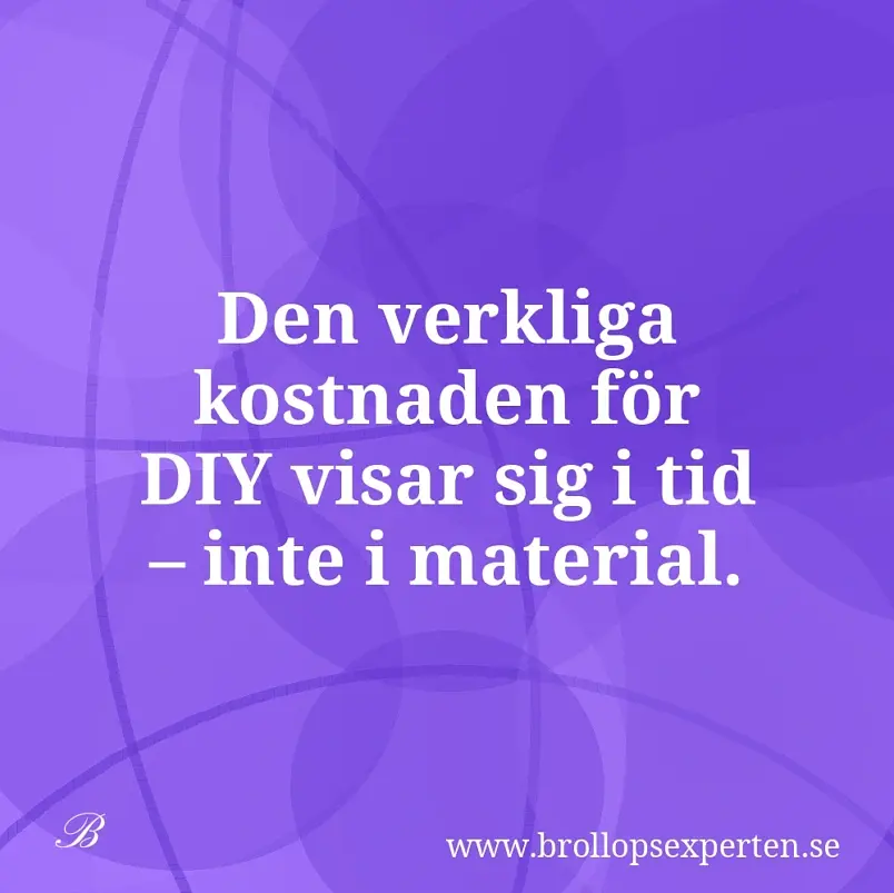 Den verkliga kostnaden för DIY visar sig i tid – inte i material.