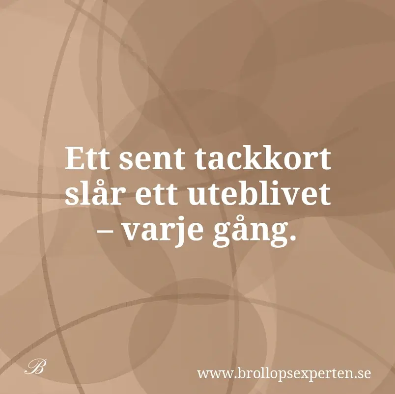 Ett sent tackkort slår ett uteblivet – varje gång.