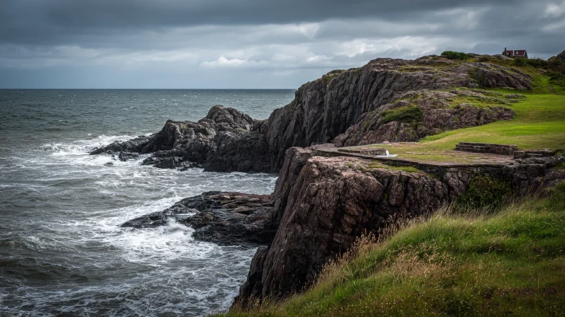 Hovs Hallar vid dramatisk klippkust i nordvästra Skåne som bröllopslokal