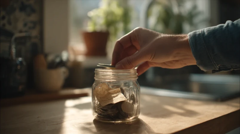 Små handskrivna lappar gömda i vardagen som personlig gest till bronsbröllopet