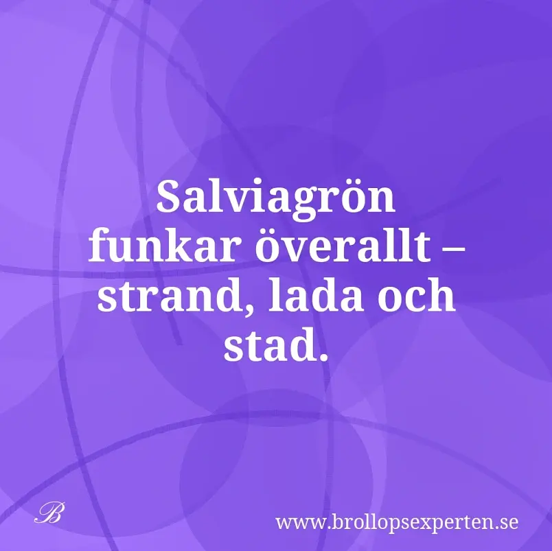 Salviagrön funkar överallt – strand, lada och stad.