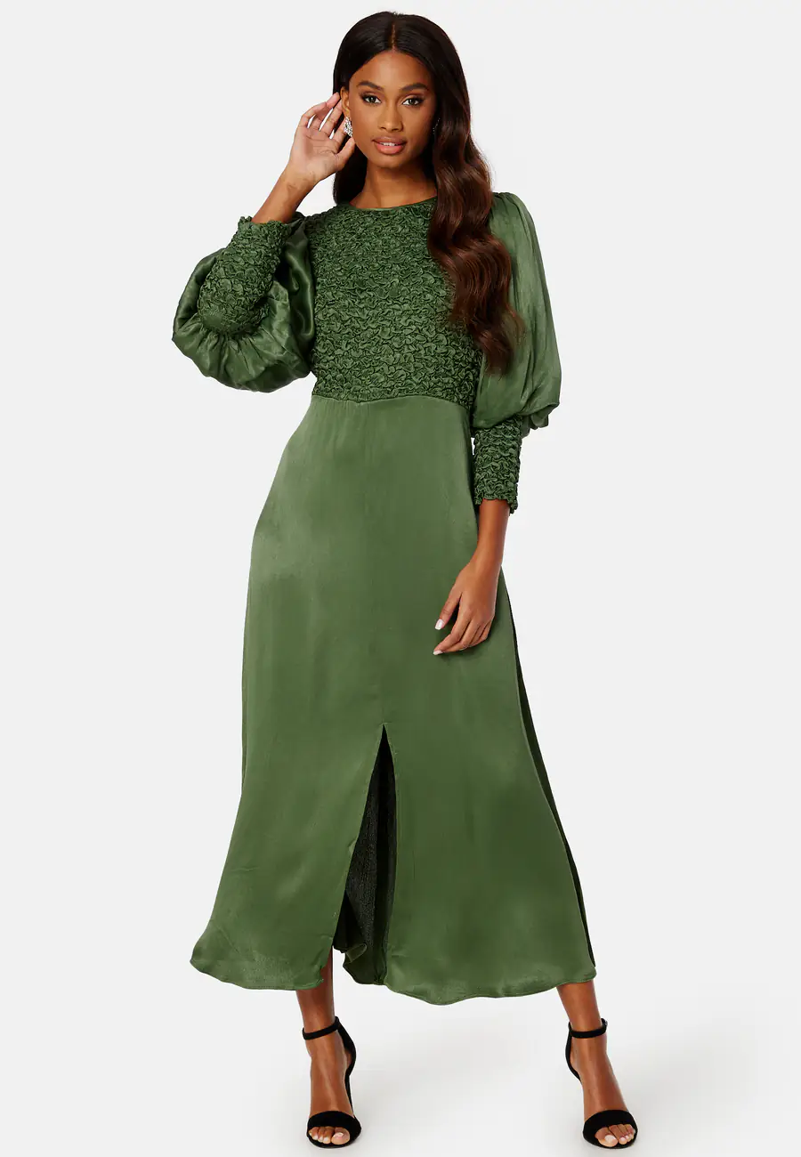 Crépe Satin Midi Dress BYTIMO till bröllop