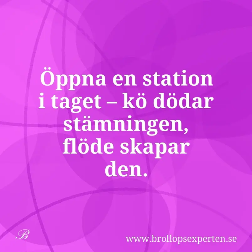Öppna en station i taget – kö dödar stämningen, flöde skapar den.